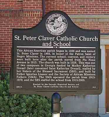 St. Peter Claver Catholic Church and School