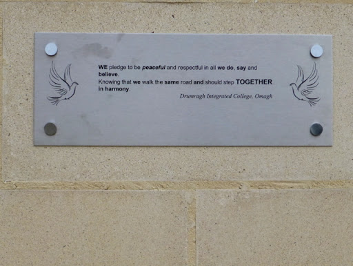 Peace pledge, Drumragh Integrated College, Omagh