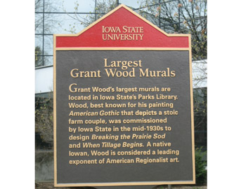 Largest Grant Wood Murals