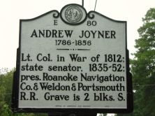 ANDREW JOYNER 1786-1856