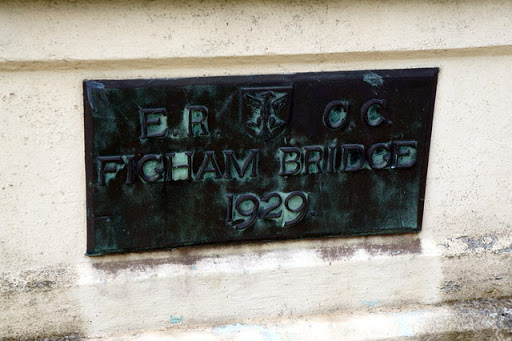 Plaque on Figham Bridge, Beverley