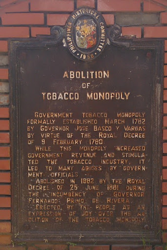 Abolition of Tobacco Monopoly historical marker