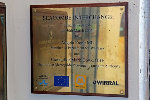 Plaque, Seacombe Ferry Terminal