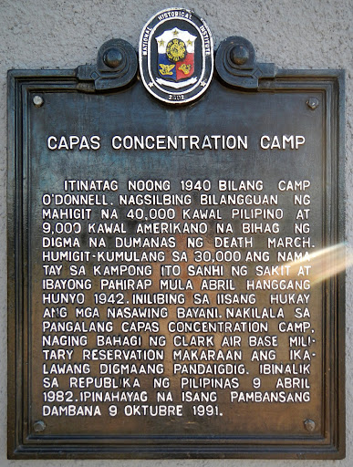 Capas Concentration Camp historical marker