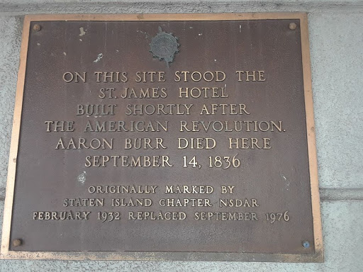 Aaron Burr Death Site
