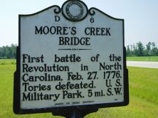 MOORE'S CREEK BRIDGE