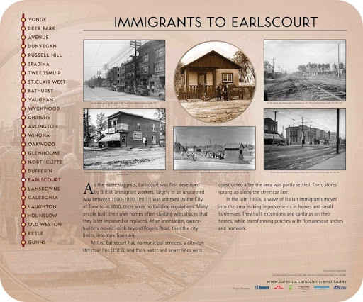 Immigrants to Earlscourt