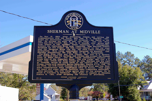 Sherman at Midville