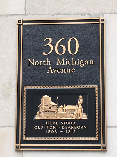 Here Stood Old Fort Dearborn 1803 - 1812
