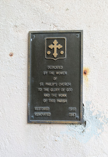 Dedicated by the Women of St. Philip's Church