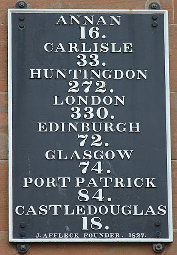 Miles from Dumfries