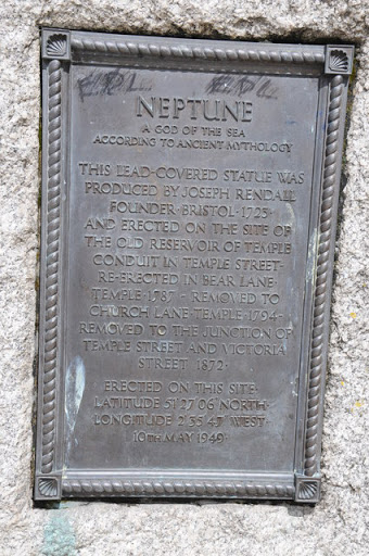 Plaque on the Neptune Statue