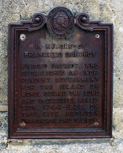 In Memory of Francisco Dagohoy historical marker