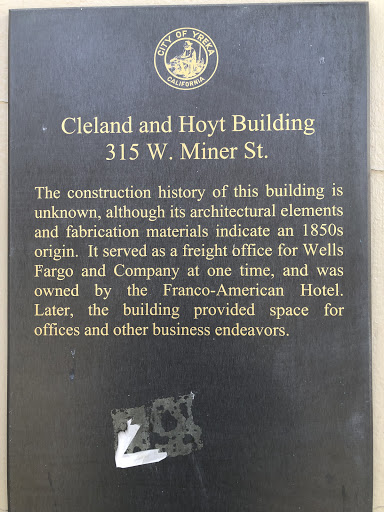 Cleland and Hoyt Building, Yreka
