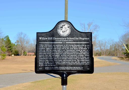 Willow Hill Elementary School for Negroes / A Georgia Equalization School