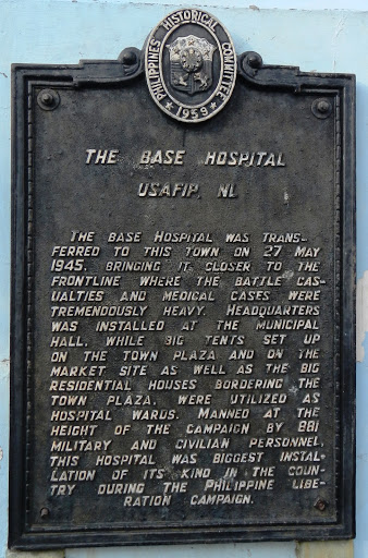 The Base Hospital historical marker