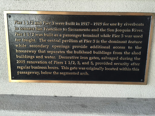 Pier 1 1/2 and Pier 3