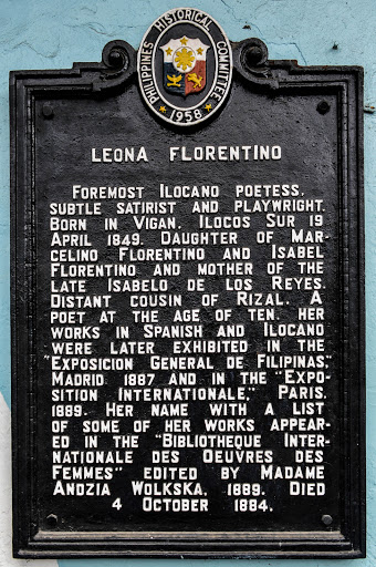 Leona Florentino historical marker