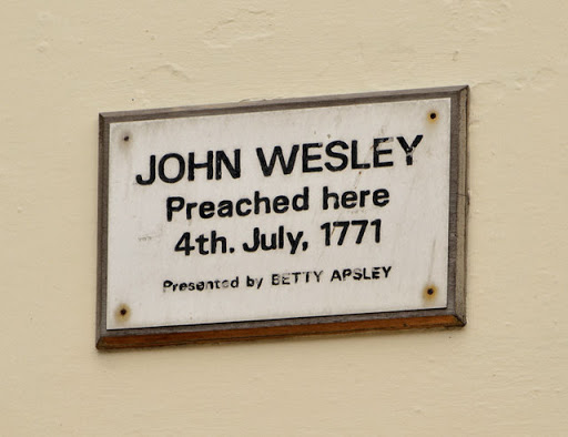 John Wesley plaque, Larne