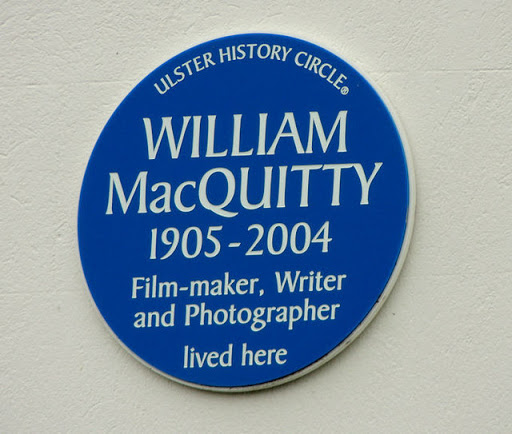 William MacQuitty plaque, Bangor