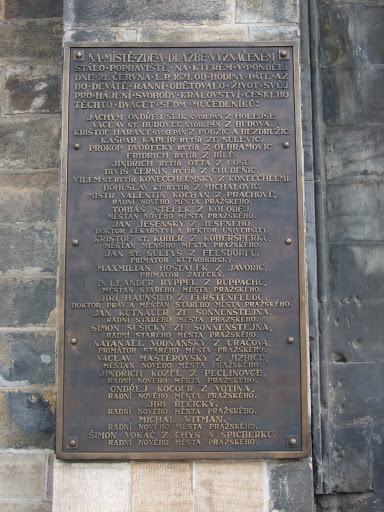 21 June 1621: 27 Bohemian nobles executed in Prague for rebellion