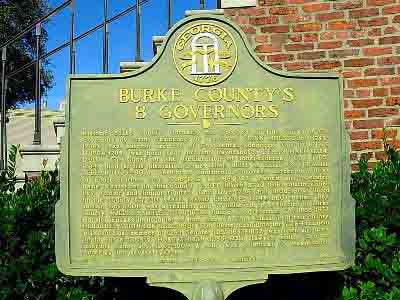 Burke County's 8 Governors
