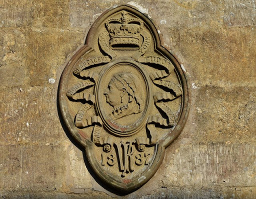 Mells: St Andrew's Church: Victorian plaque