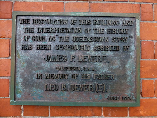 James P Devere plaque, Cobh