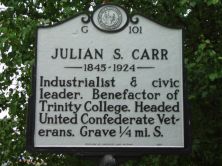 JULIAN S. CARR 1845-1924