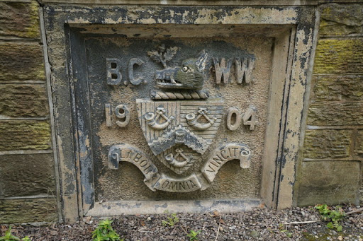 Bradford City Water Works plaque On Pits Lane
