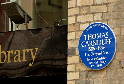 Thomas Carnduff plaque, Belfast
