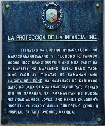 La Proteccion de la Infancia, Inc. historical marker