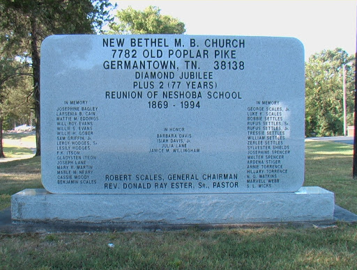 New Bethel M.B. Church
Diamond Jubilee
Reunion of Neshoba School