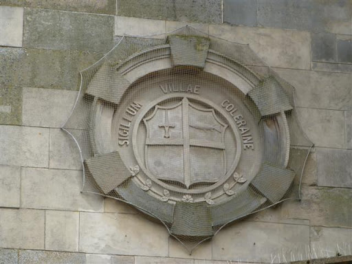 Plaque, Coleraine Town Hall