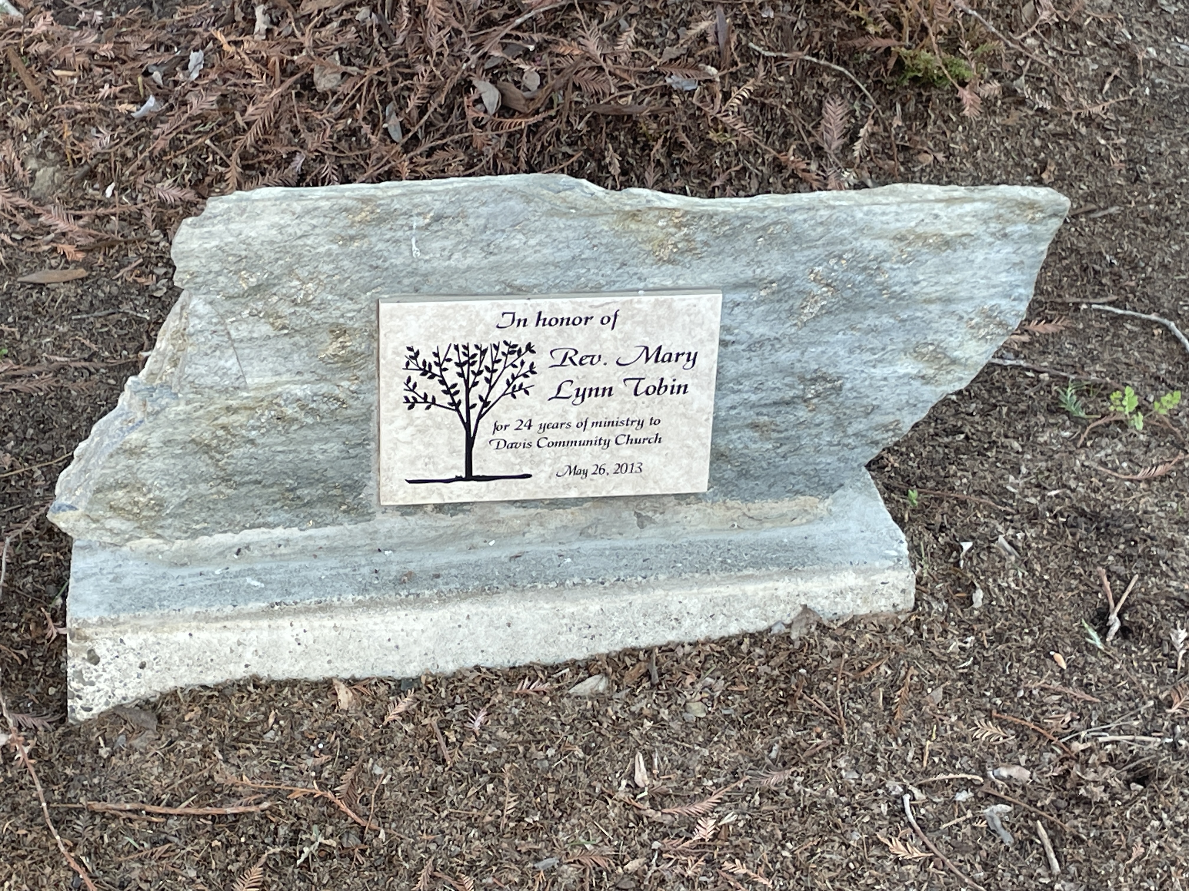 In honor of Rev. Mary Lynn Tobin