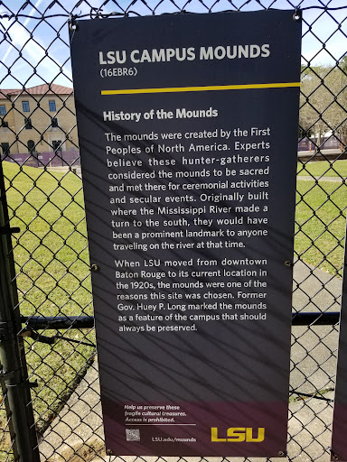 LSU Campus Mounds - History of the Mounds