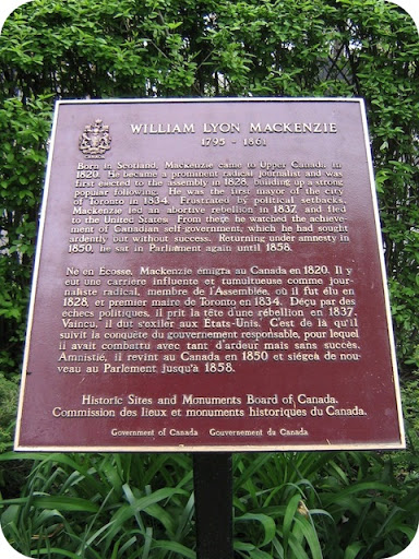 William Lyon Mackenzie 1795-1861