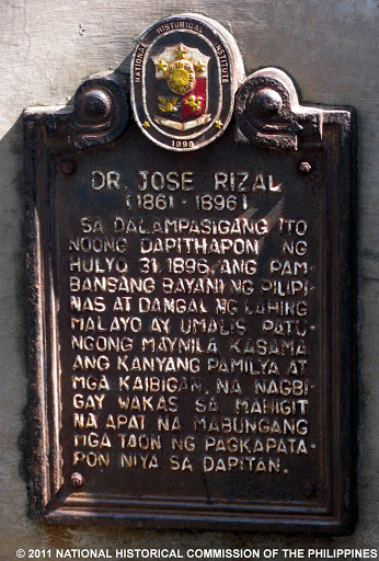 Dr. Jose Rizal historical marker