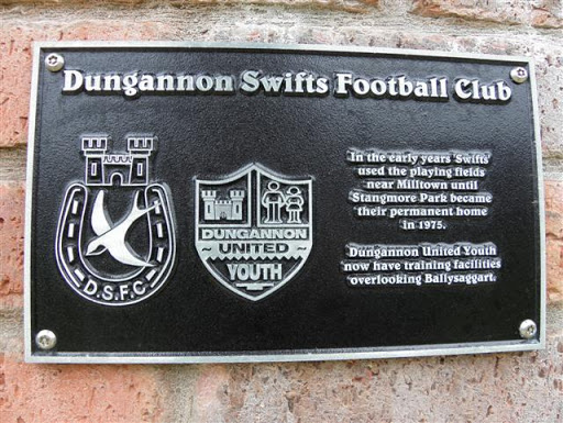 Dungannon Swifts Football Club Plaque