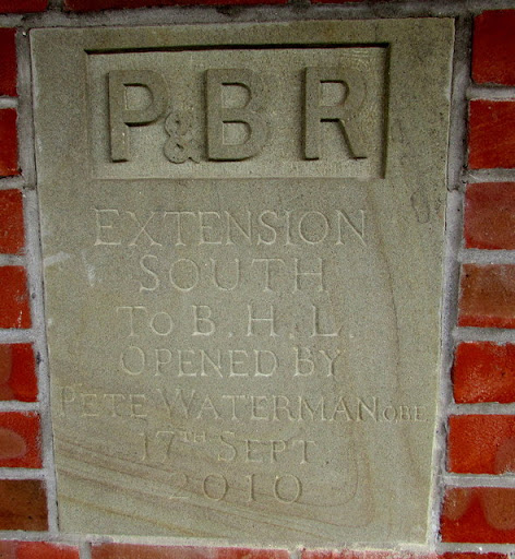 Blaenavon (High Level) railway station plaque