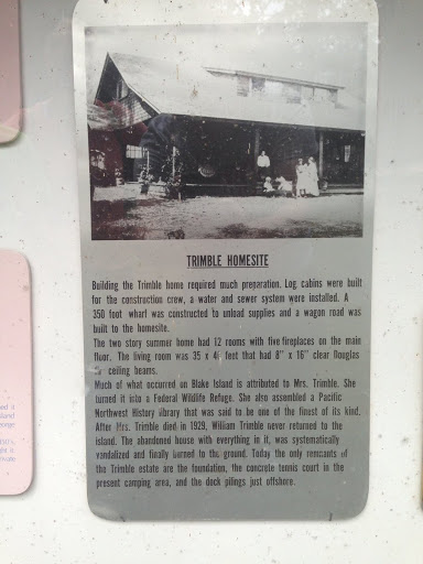 Trimble Homesite, Blake Island