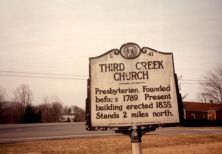 THIRD CREEK CHURCH