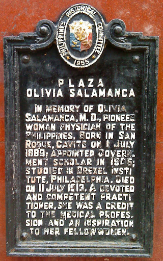 Plaza Olivia Salamanca historical marker