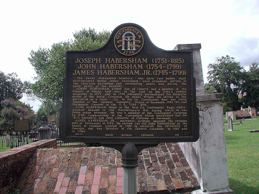JOSEPH HABERSHAM (1751&mdash;1815)
JOHN HABERSHAM (1754&mdash;1799)
JAMES HABERSHAM, JR. (1745&mdash;1799