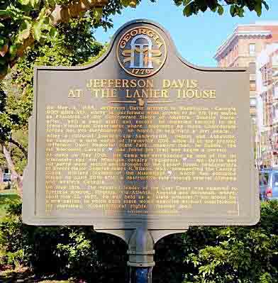 Jefferson Davis At The Lanier House