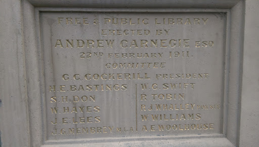Library Foundation Stone