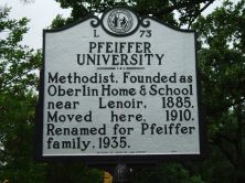 PFEIFFER UNIVERSITY