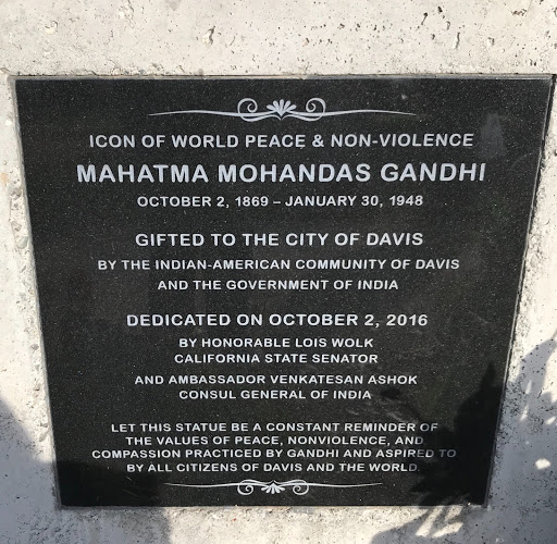 Gandhi Statue, Davis CA