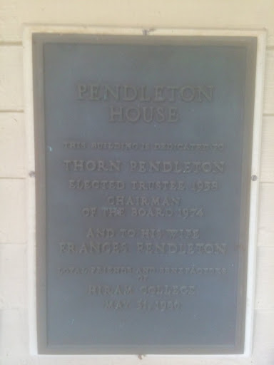 Pendleton House, Hiram College