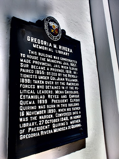 Gregoria M. Rivera Memorial Library historical marker